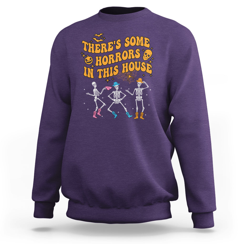 halloween-sweatshirt-theres-some-horrors-in-this-house-spooky-halloween-skeleton