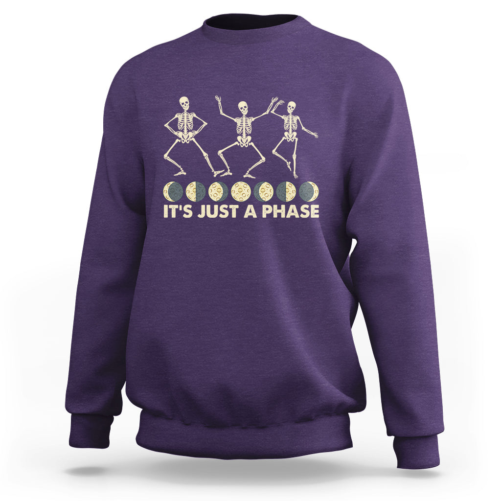 dancing-skeleton-sweatshirt-its-just-a-phase-moon-celestial-cycle-phases-of-the-moon-astronomy
