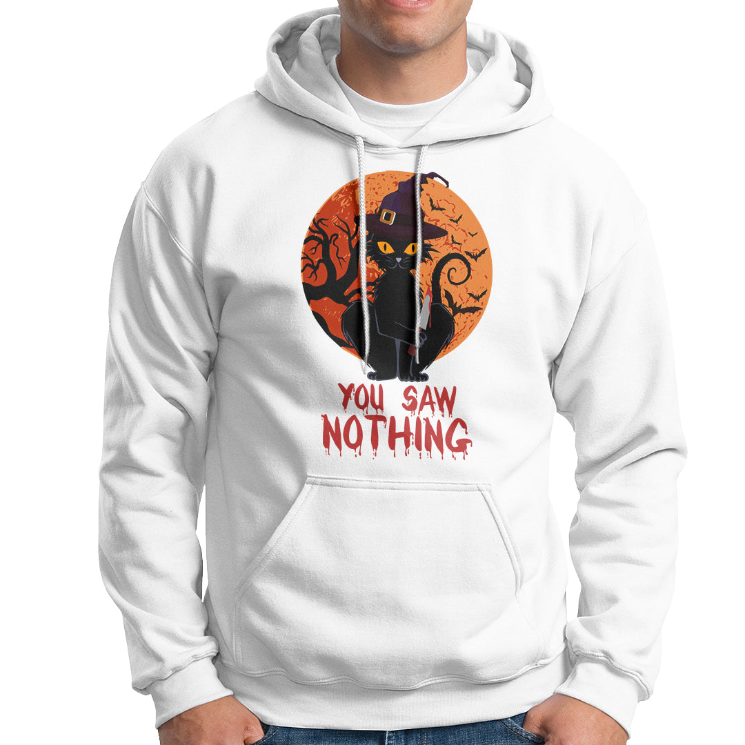 halloween-black-cat-hoodie-you-saw-nothing-funny-cat-witch