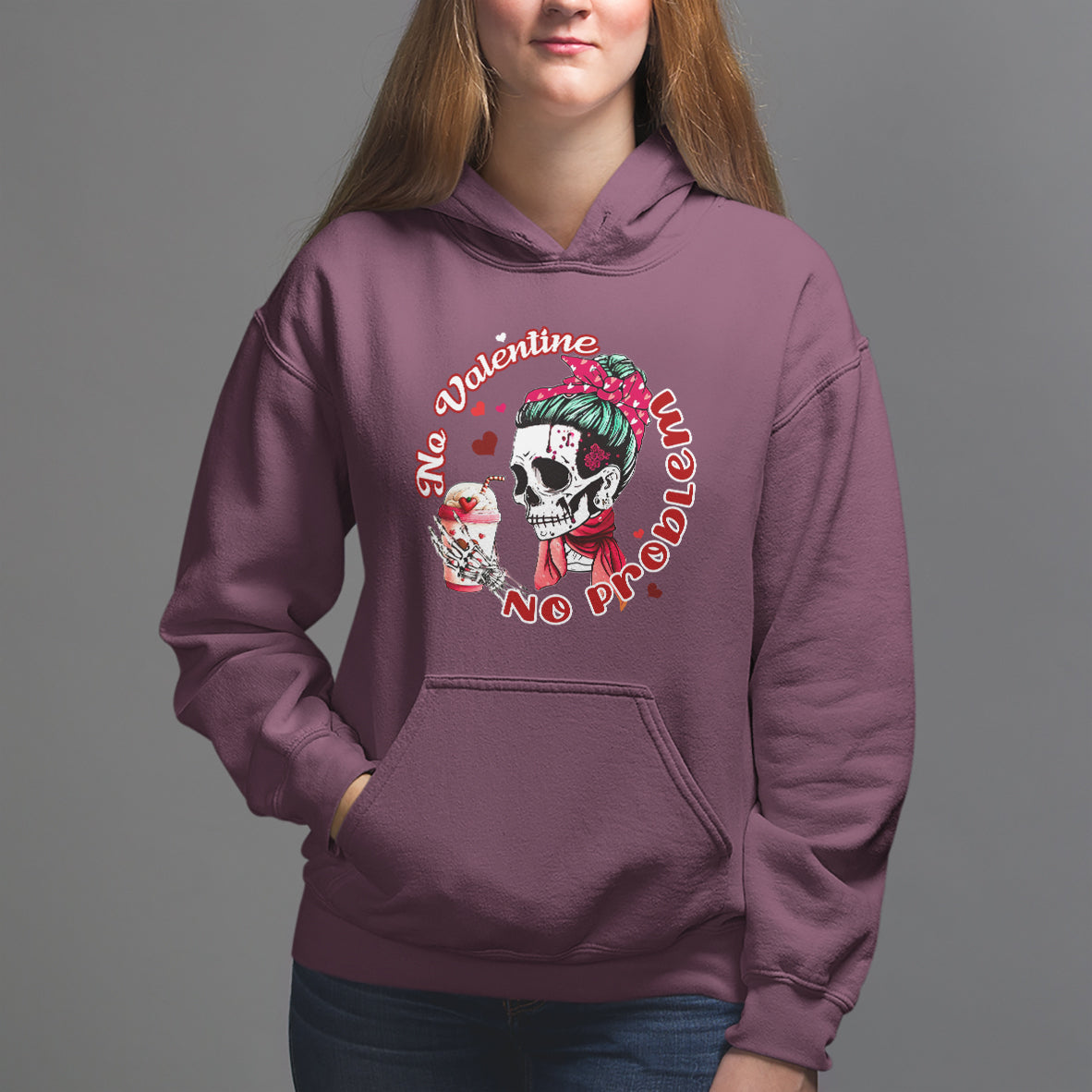 single-skeleton-hoodie-messy-bun-skull-no-valetine-no-problem-anti-valentines