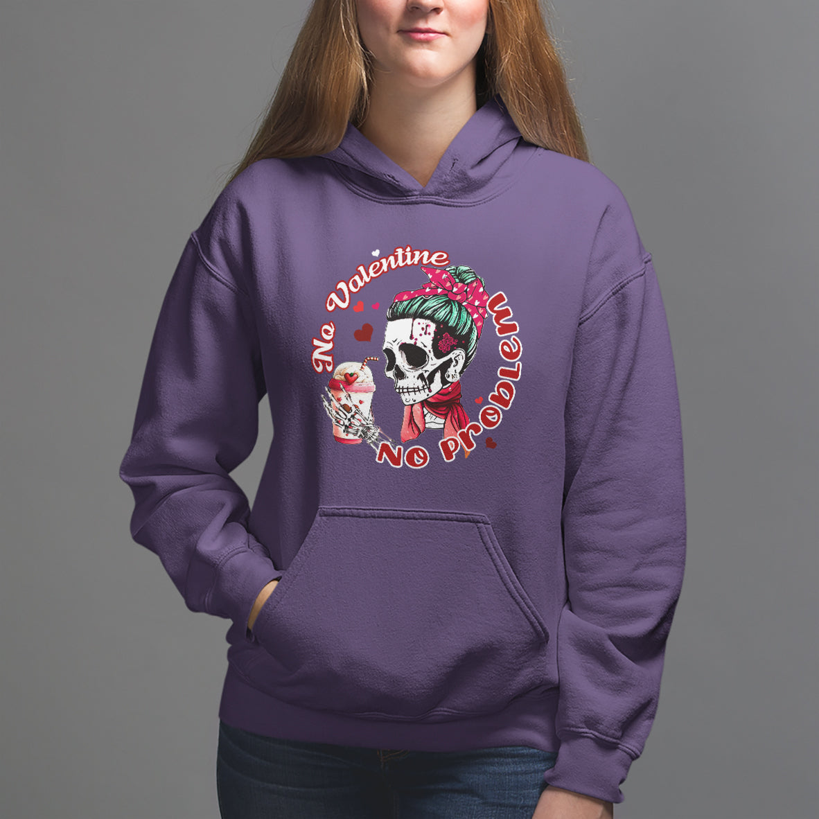 single-skeleton-hoodie-messy-bun-skull-no-valetine-no-problem-anti-valentines