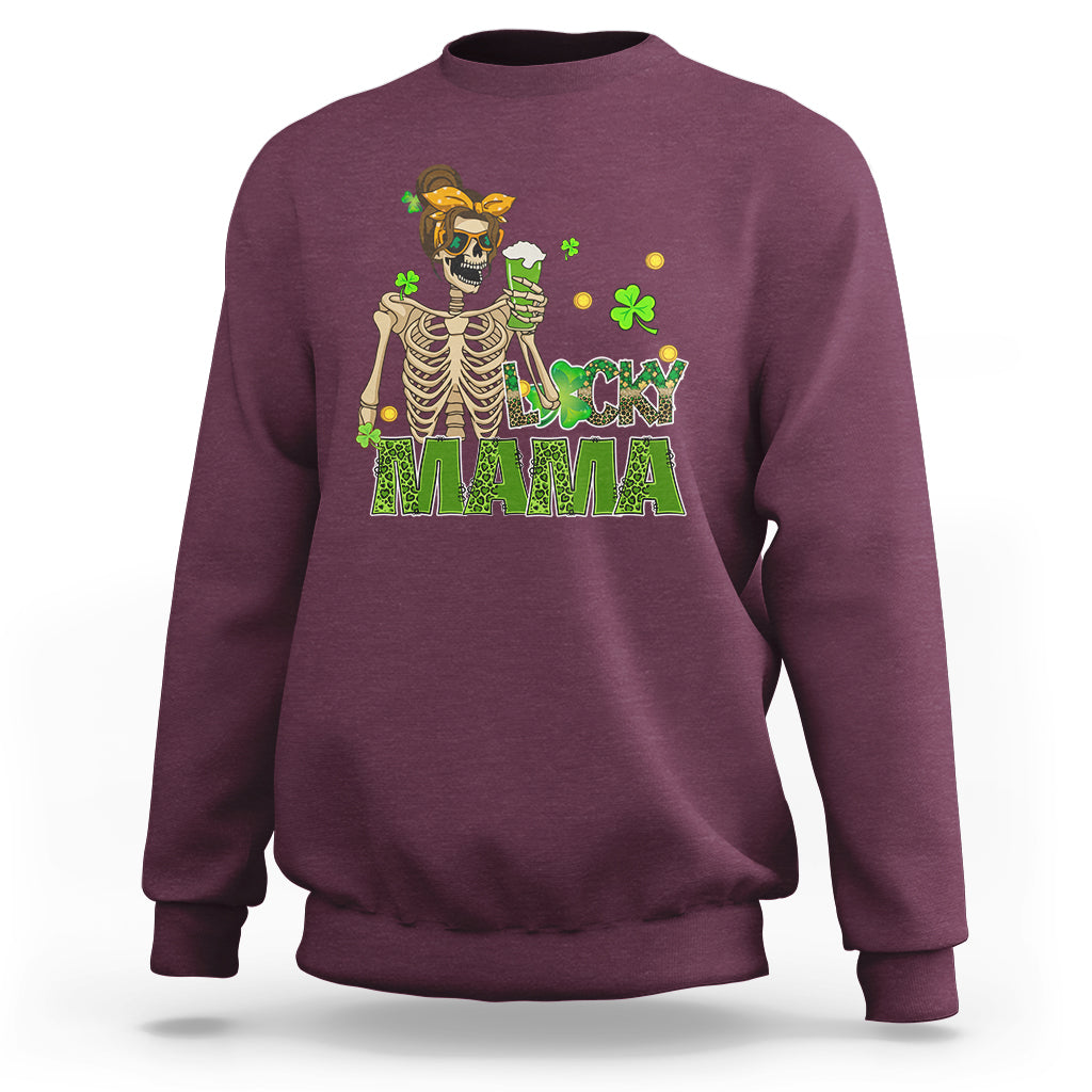 irish-skeleton-mom-sweatshirt-lucky-mama-messy-bun-drinking-beer-st-patricks-day-mothers-day