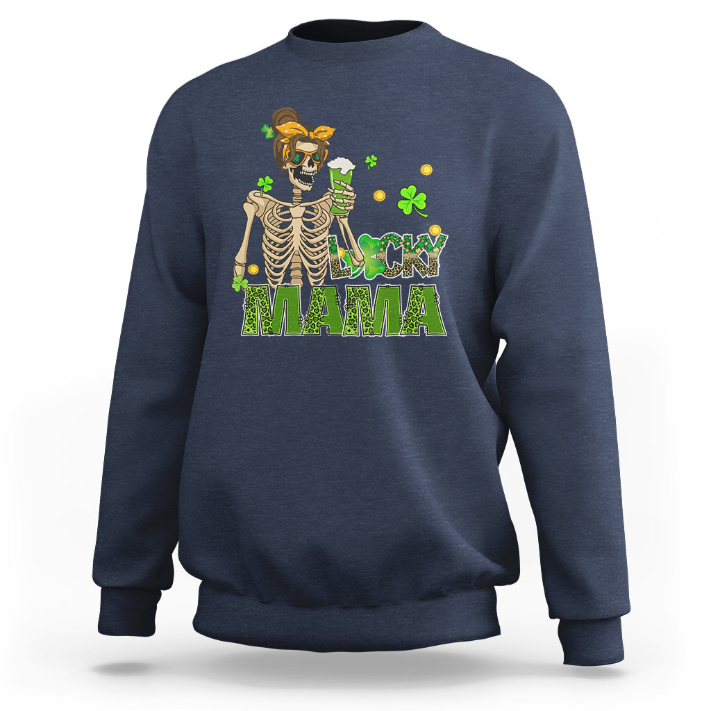 irish-skeleton-mom-sweatshirt-lucky-mama-messy-bun-drinking-beer-st-patricks-day-mothers-day
