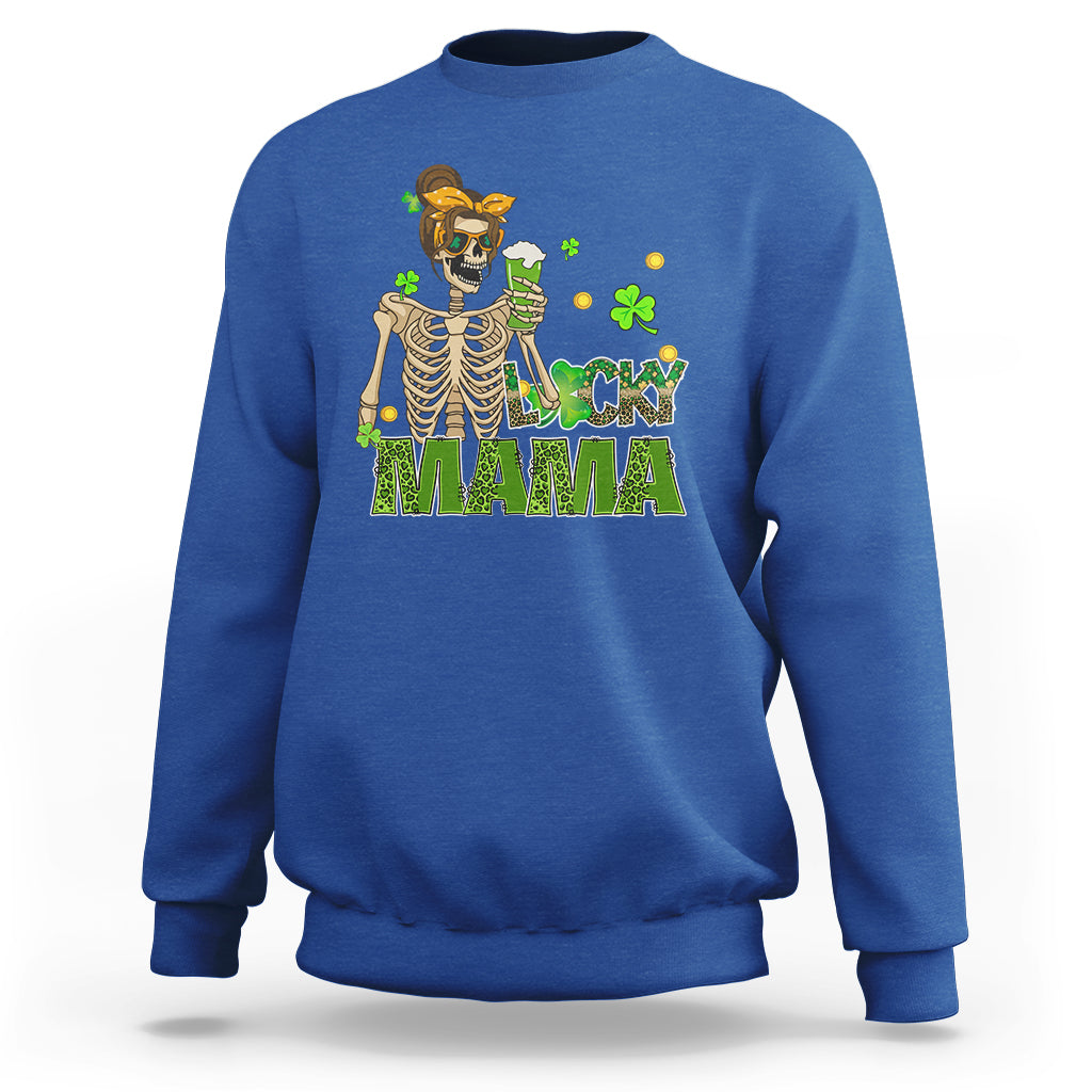 irish-skeleton-mom-sweatshirt-lucky-mama-messy-bun-drinking-beer-st-patricks-day-mothers-day