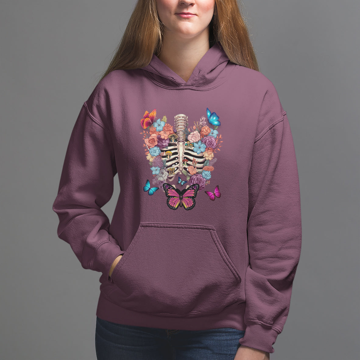 cottagecore-hoodie-vintage-goblincore-dark-academia-skeleton-with-flowers-cottagecore-style-nature-inspired-botanical