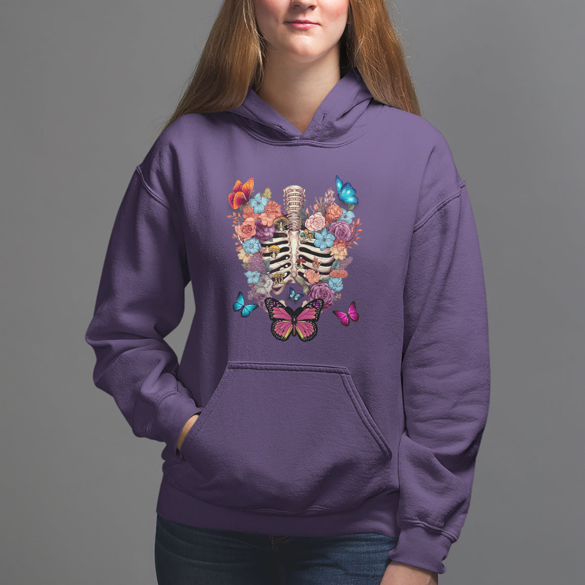 cottagecore-hoodie-vintage-goblincore-dark-academia-skeleton-with-flowers-cottagecore-style-nature-inspired-botanical