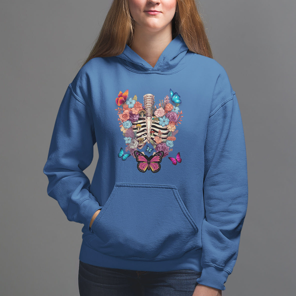 cottagecore-hoodie-vintage-goblincore-dark-academia-skeleton-with-flowers-cottagecore-style-nature-inspired-botanical