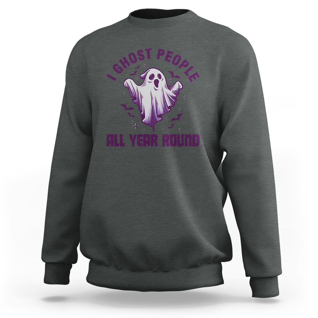 funny-boo-sheet-sweatshirt-i-ghost-people-all-year-round-spooky-ghost-halloween-costume