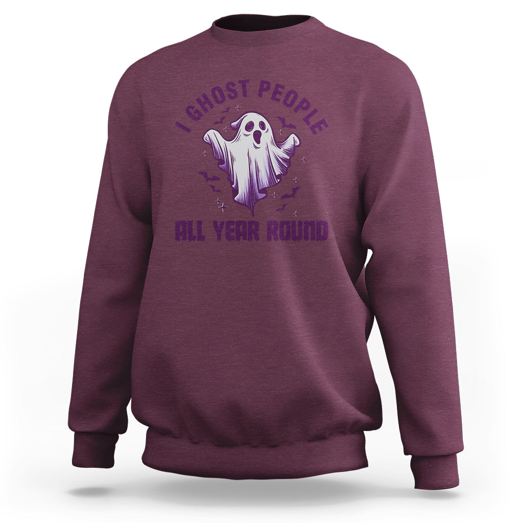 funny-boo-sheet-sweatshirt-i-ghost-people-all-year-round-spooky-ghost-halloween-costume