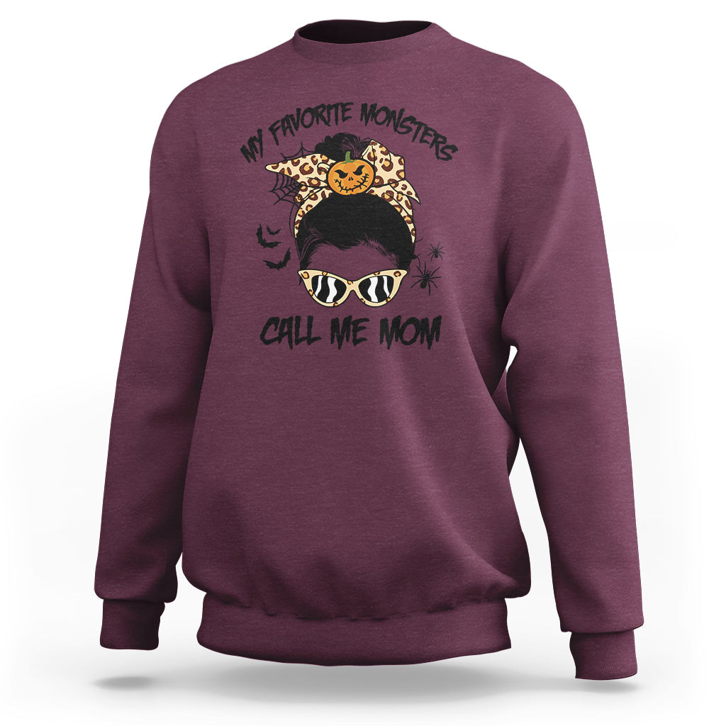 halloween-mom-sweatshirt-my-favorite-monsters-call-me-mom-messy-bun-halloween-costume