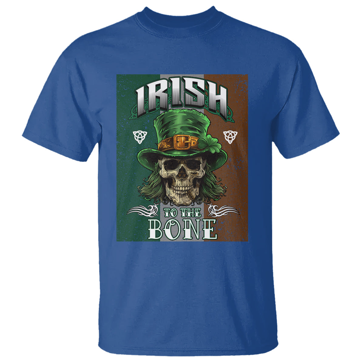 Irish Skull T Shirt Irish To The Born