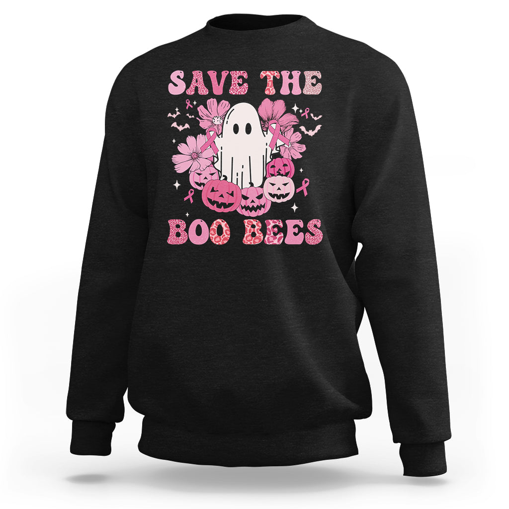 halloween-sweatshirt-breast-cancer-awareness-save-your-boo-bees-spooky-boos-ghost-halloween-t-shirt-for-halloween-lovers-spooky-season