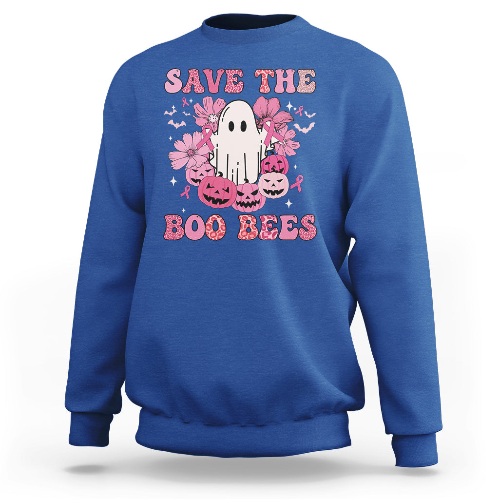 halloween-sweatshirt-breast-cancer-awareness-save-your-boo-bees-spooky-boos-ghost-halloween-t-shirt-for-halloween-lovers-spooky-season