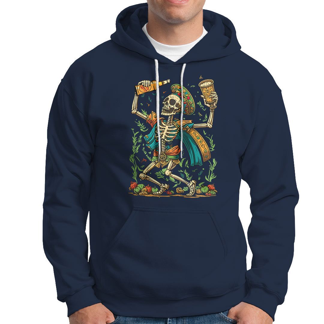 mexican-skull-hoodie-mexican-skull-sugar-skull-drinking-lets-fiesta-women-men