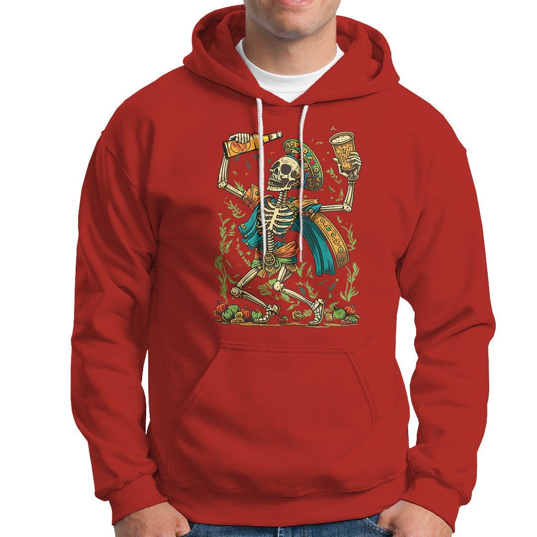 mexican-skull-hoodie-mexican-skull-sugar-skull-drinking-lets-fiesta-women-men