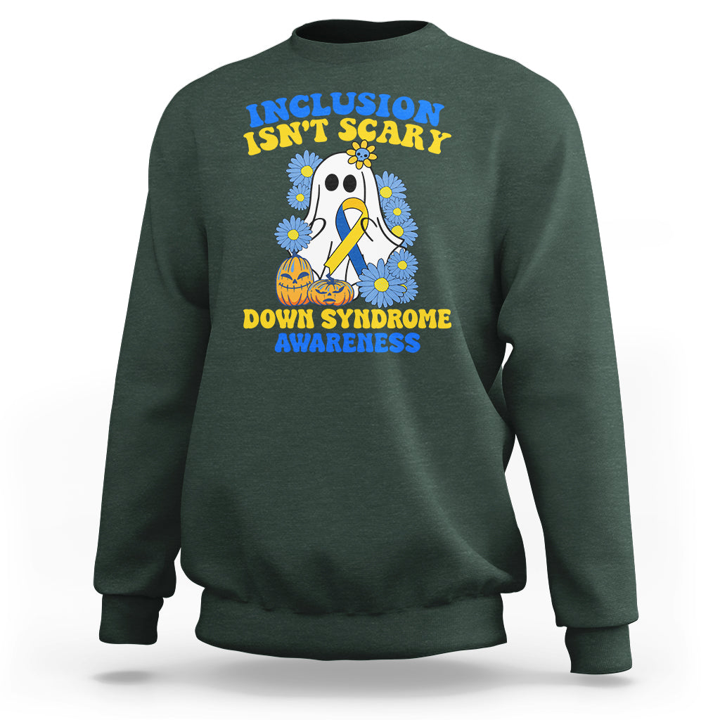 down-syndrome-awareness-sweatshirt-inclusion-isnt-scary-halloween-ghost-boo-sheet-support-squad