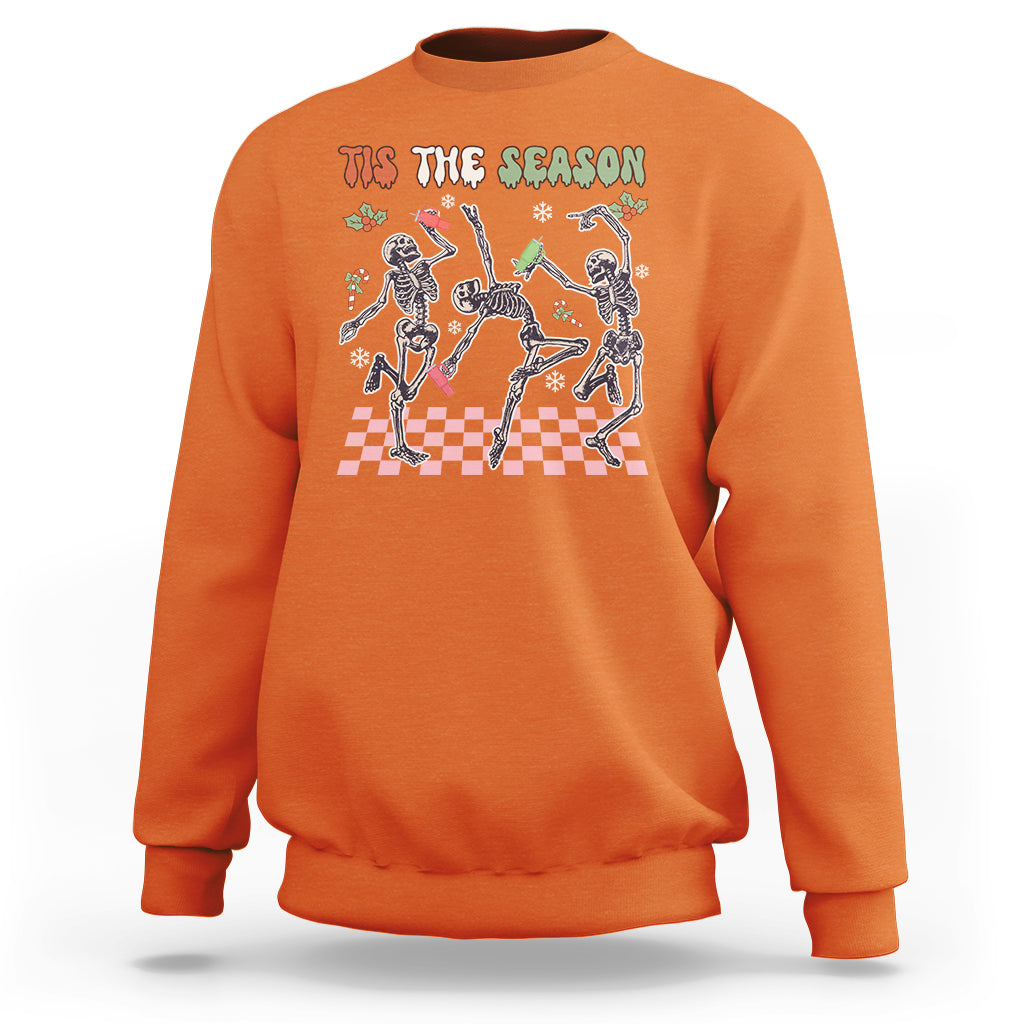 dancing-skeleton-christmas-sweatshirt-tis-the-season-retro-boujee-xmas-vibe