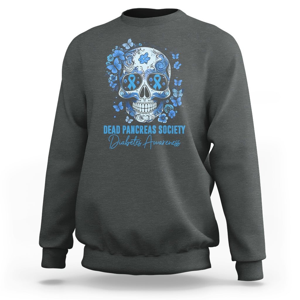 blue-sugar-skull-dead-pancreas-society-diabetes-awareness-sweatshirt