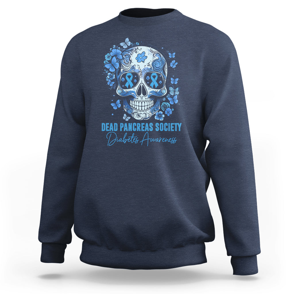 blue-sugar-skull-dead-pancreas-society-diabetes-awareness-sweatshirt