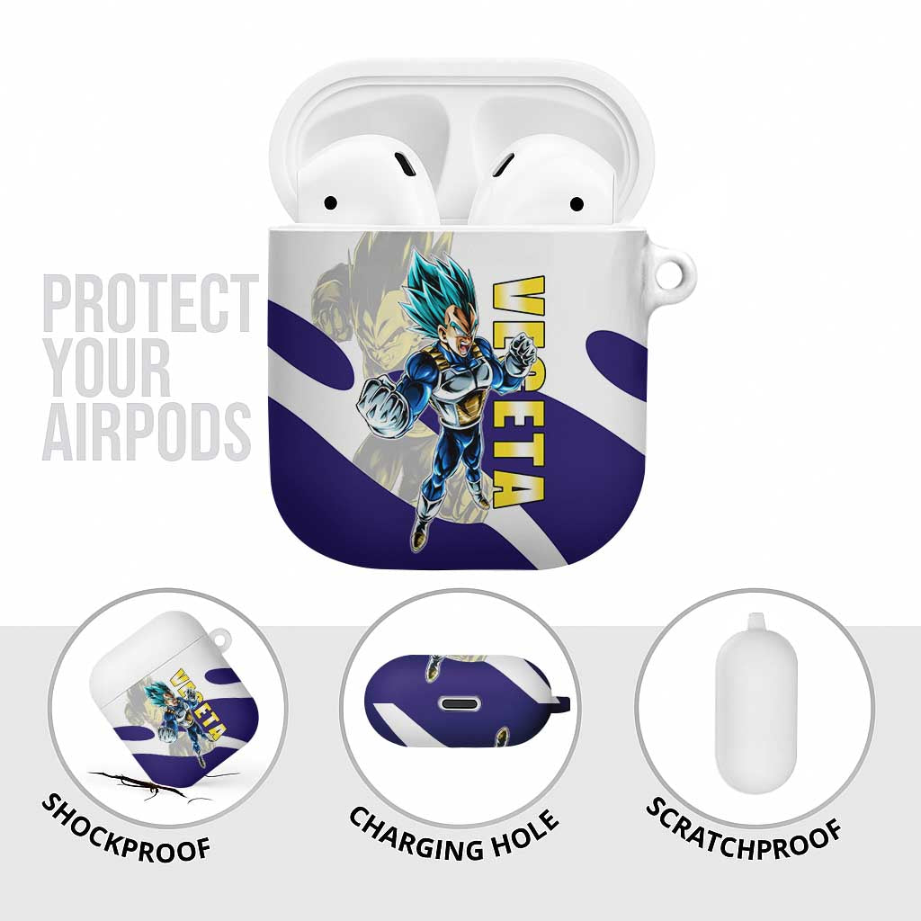 Vegeta Saiyan Warrior AirPods Case Bold Anime Combat Style