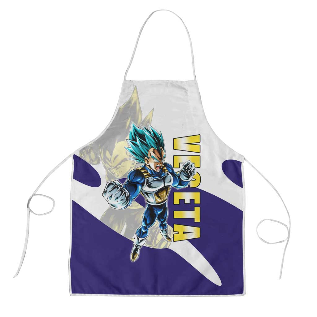 Vegeta Saiyan Warrior Apron Bold Anime Combat Style