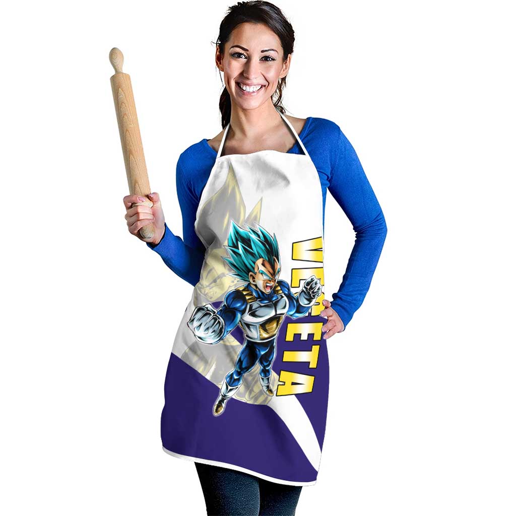 Vegeta Saiyan Warrior Apron Bold Anime Combat Style