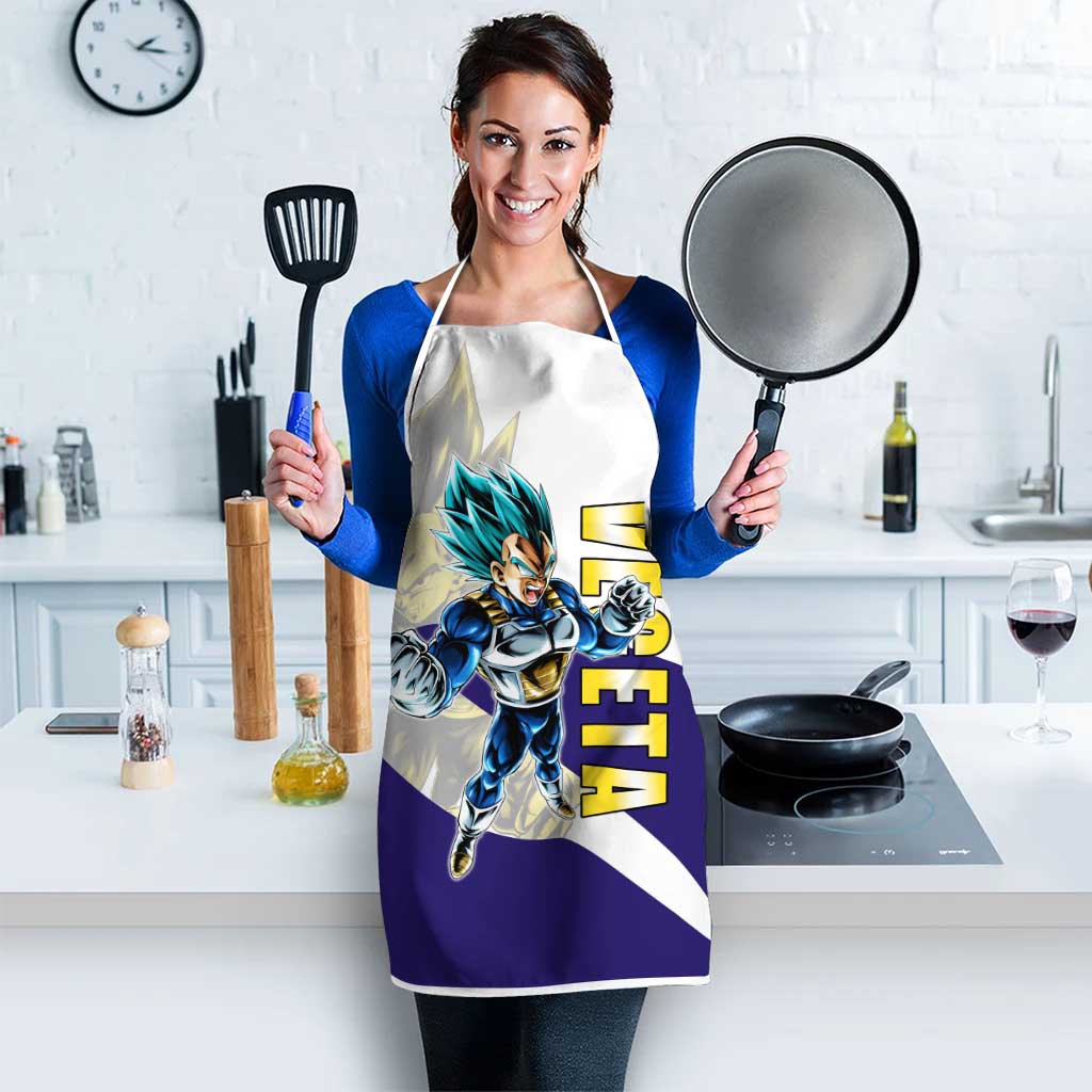 Vegeta Saiyan Warrior Apron Bold Anime Combat Style