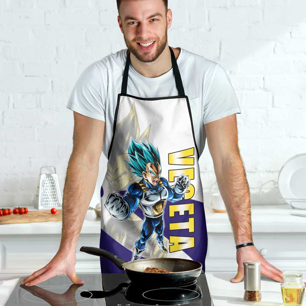 Vegeta Saiyan Warrior Apron Bold Anime Combat Style
