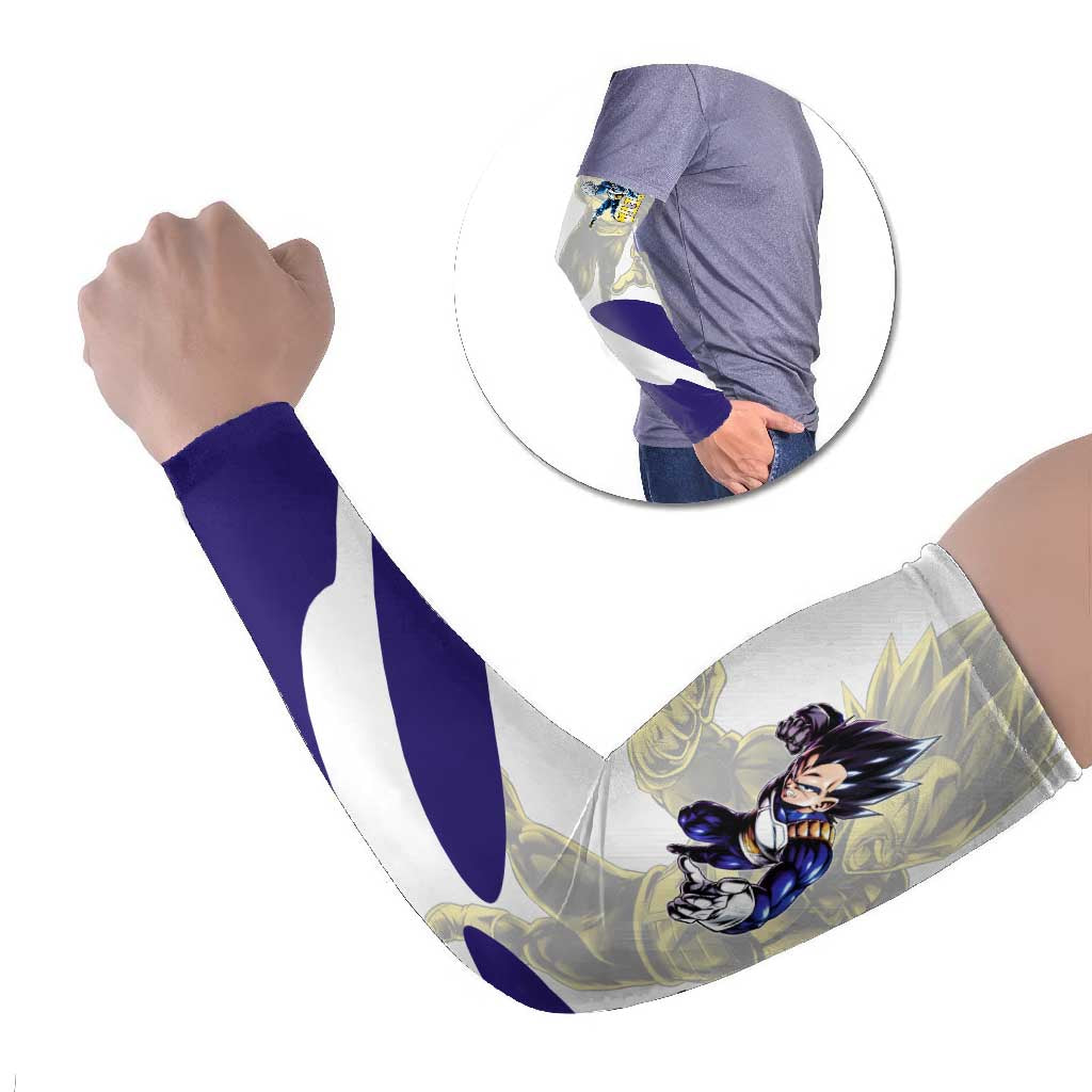 Vegeta Saiyan Warrior Arm Sleeves Bold Anime Combat Style