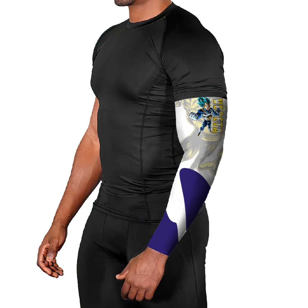Vegeta Saiyan Warrior Arm Sleeves Bold Anime Combat Style