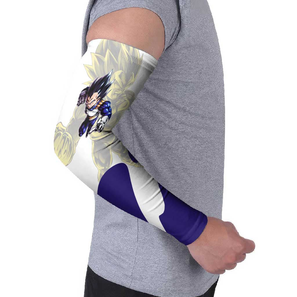 Vegeta Saiyan Warrior Arm Sleeves Bold Anime Combat Style
