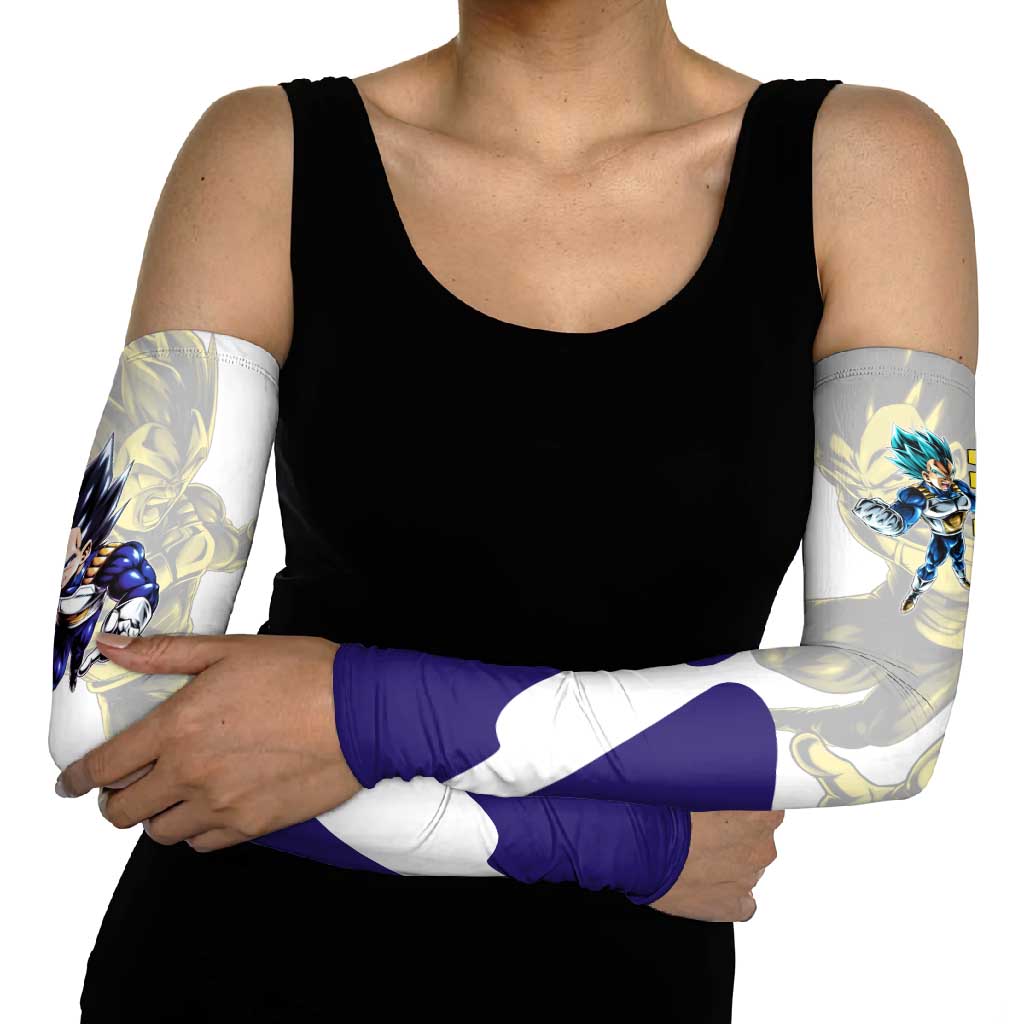 Vegeta Saiyan Warrior Arm Sleeves Bold Anime Combat Style
