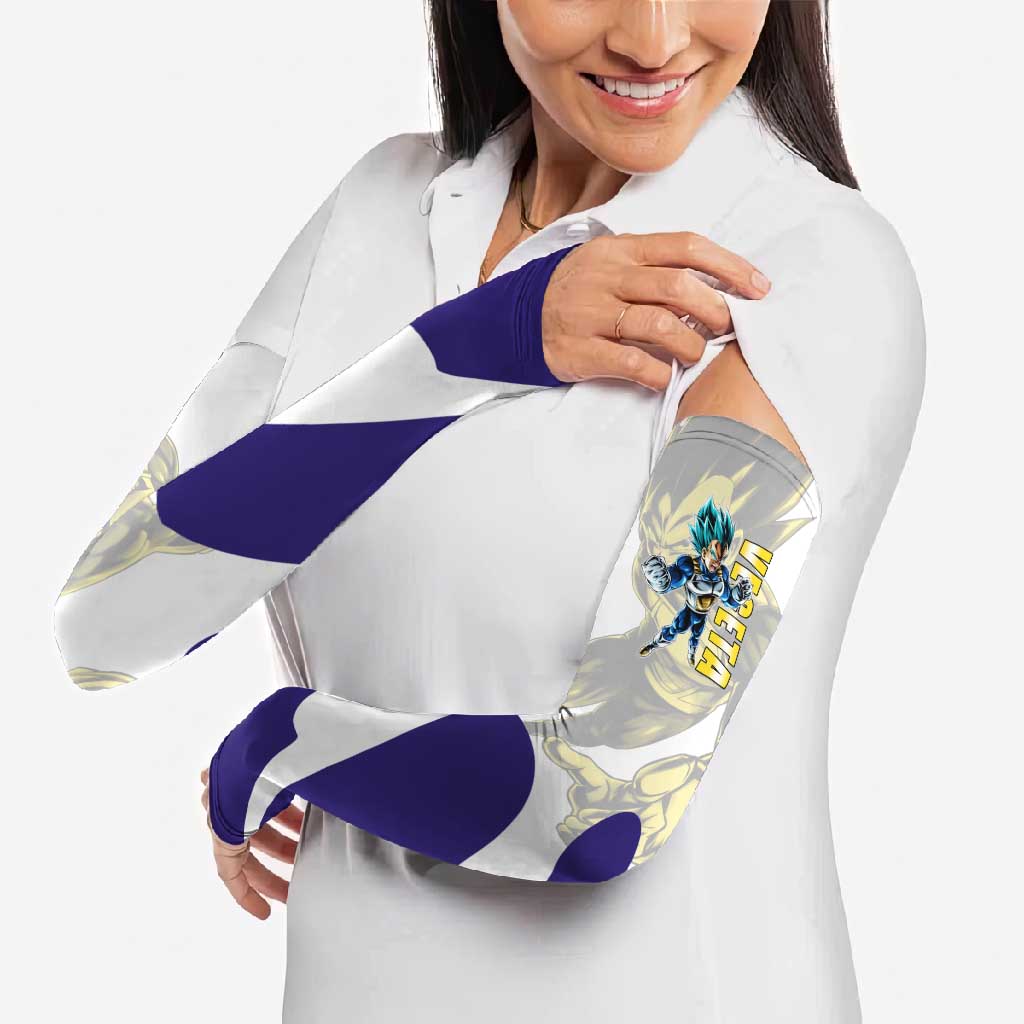 Vegeta Saiyan Warrior Arm Sleeves Bold Anime Combat Style