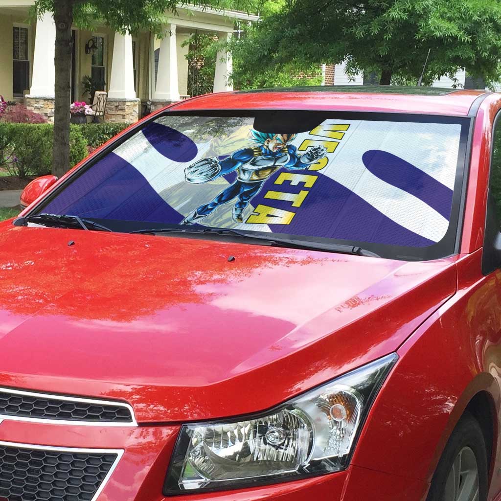 Vegeta Saiyan Warrior Auto Sun Shade Bold Anime Combat Style