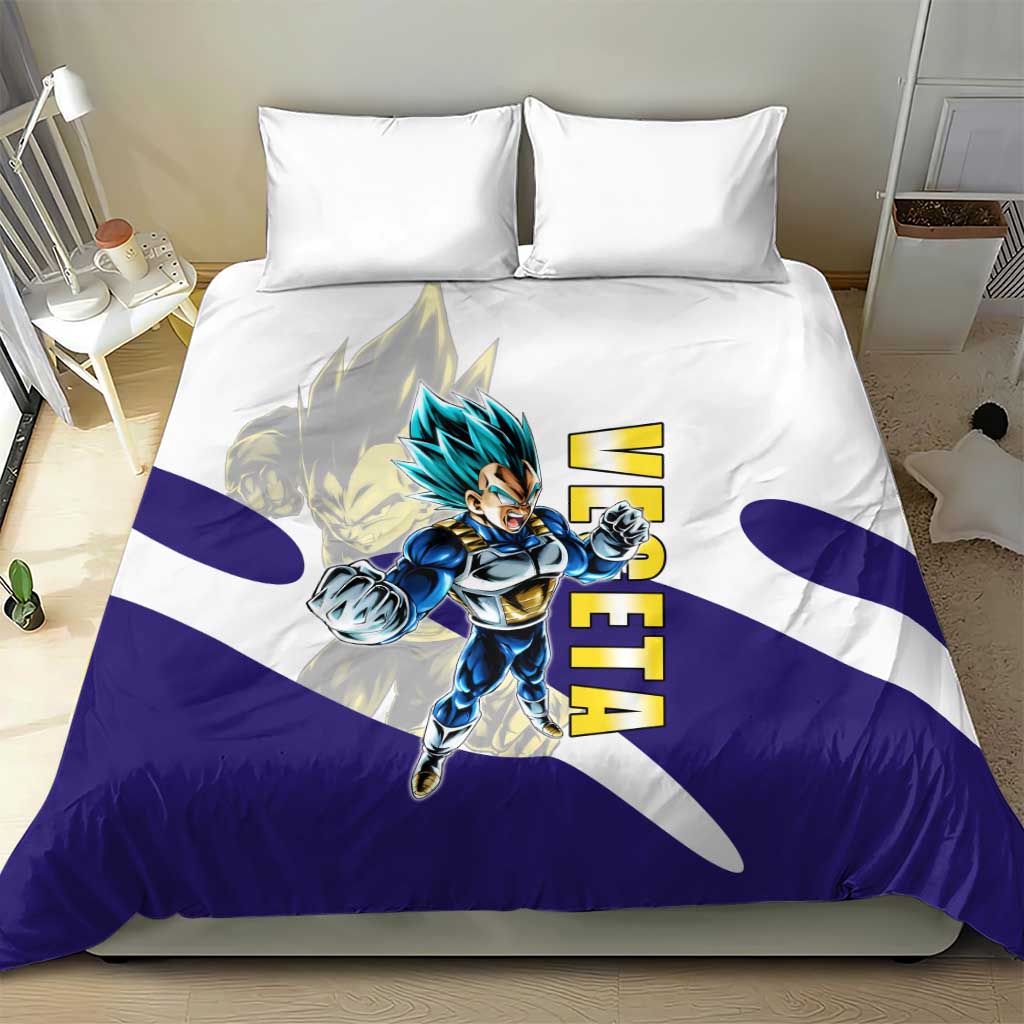 Vegeta Saiyan Warrior Bedding Set Bold Anime Combat Style
