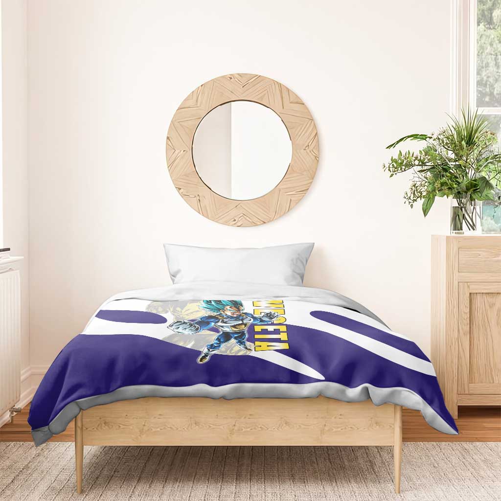 Vegeta Saiyan Warrior Bedding Set Bold Anime Combat Style