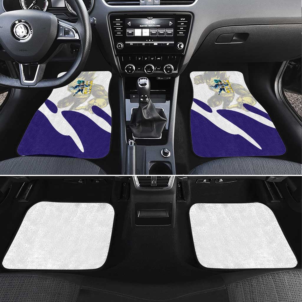Vegeta Saiyan Warrior Car Mats Bold Anime Combat Style