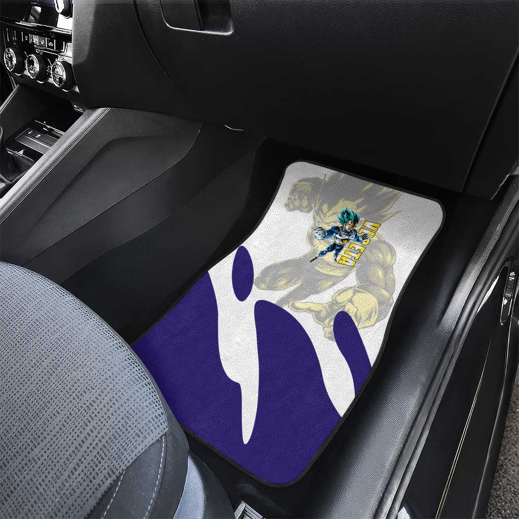 Vegeta Saiyan Warrior Car Mats Bold Anime Combat Style