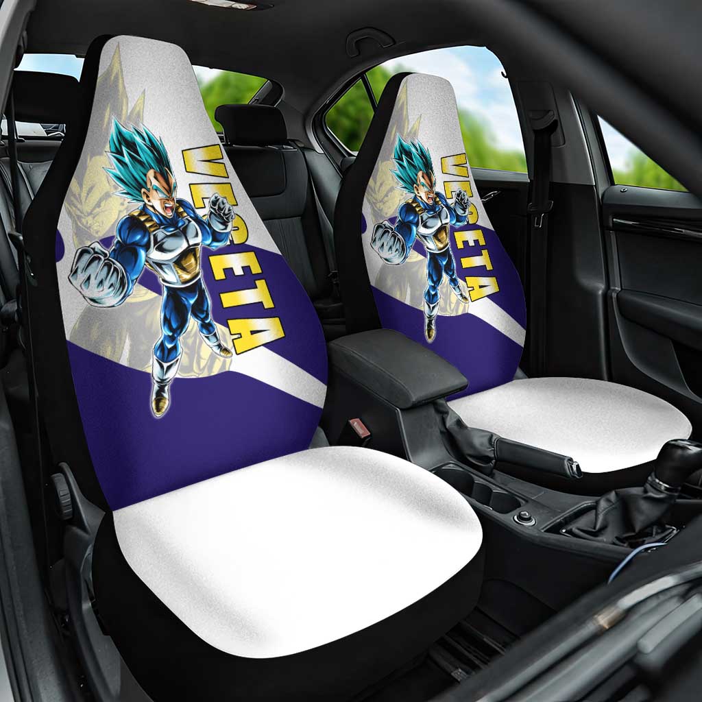 Vegeta Saiyan Warrior Car Seat Cover Bold Anime Combat Style