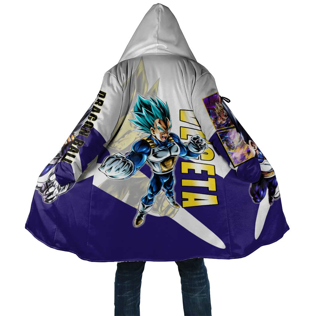 Vegeta Saiyan Warrior Cloak Bold Anime Combat Style