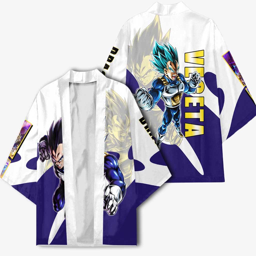 Vegeta Saiyan Warrior Kimono Bold Anime Combat Style