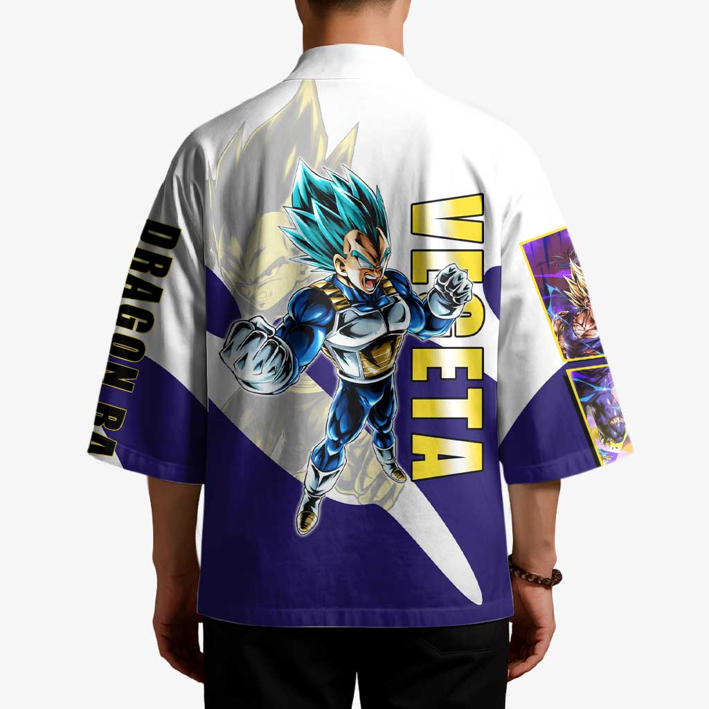Vegeta Saiyan Warrior Kimono Bold Anime Combat Style