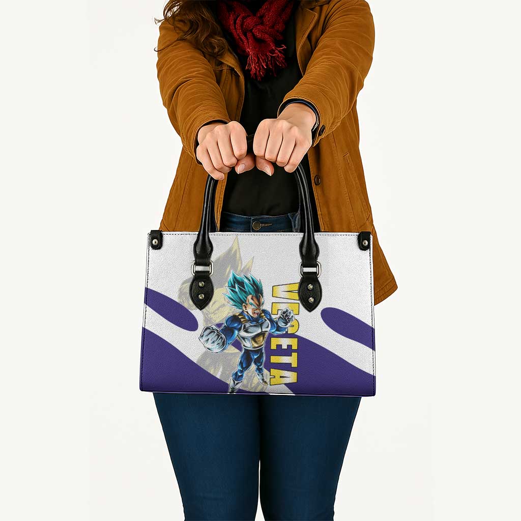 Vegeta Saiyan Warrior Leather Bag Bold Anime Combat Style