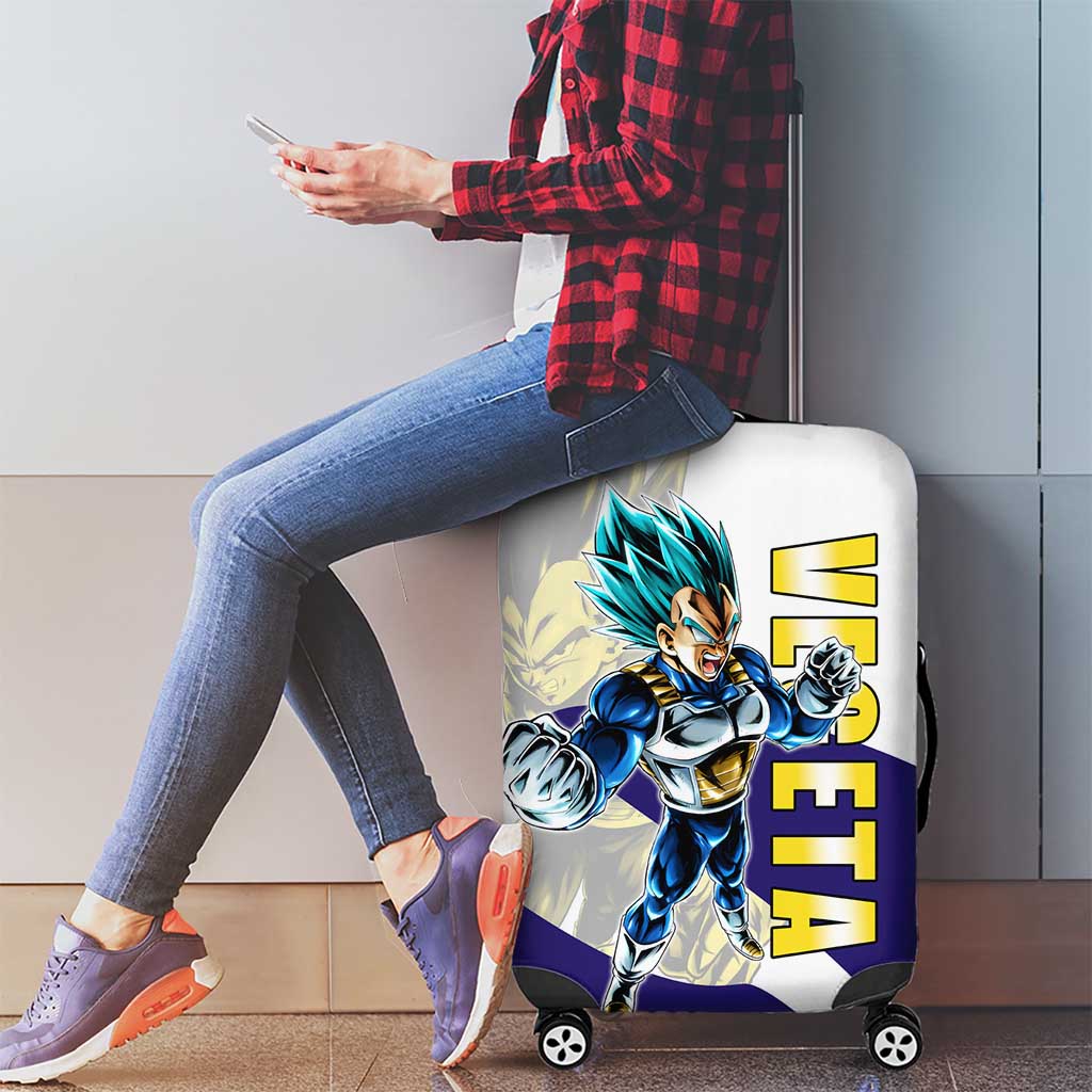 Vegeta Saiyan Warrior Luggage Cover Bold Anime Combat Style