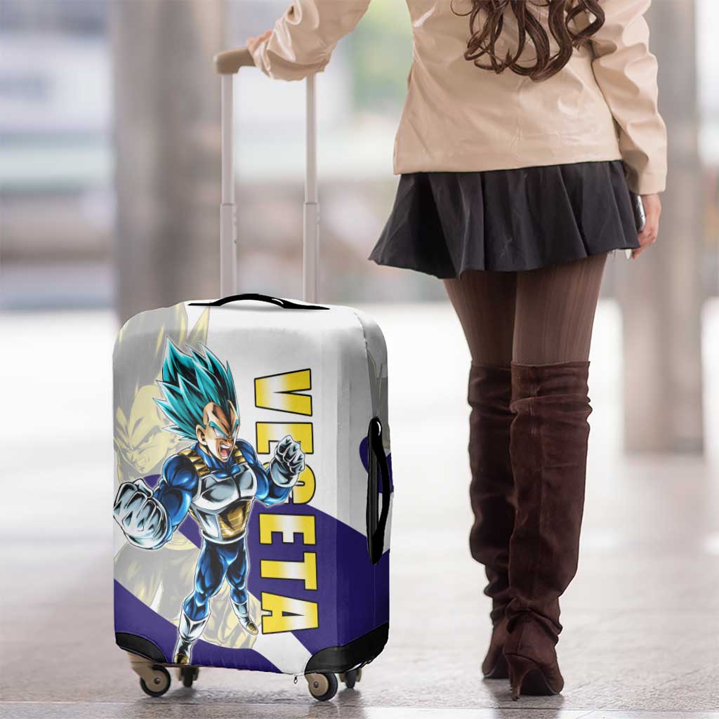 Vegeta Saiyan Warrior Luggage Cover Bold Anime Combat Style