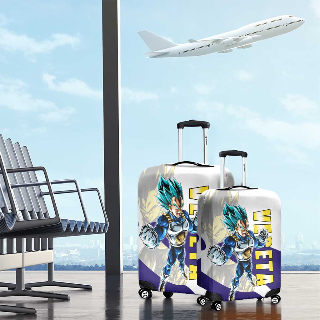 Vegeta Saiyan Warrior Luggage Cover Bold Anime Combat Style