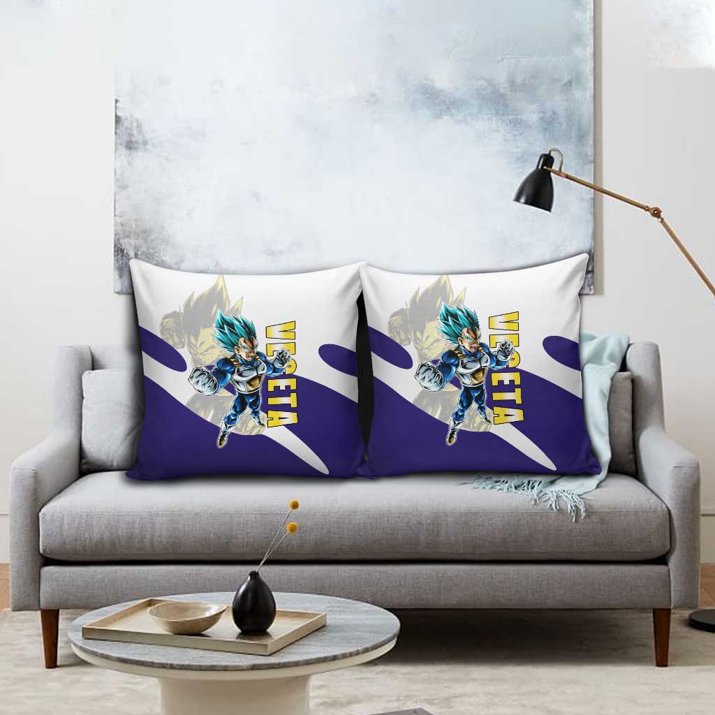 Vegeta Saiyan Warrior Pillow Cover Bold Anime Combat Style