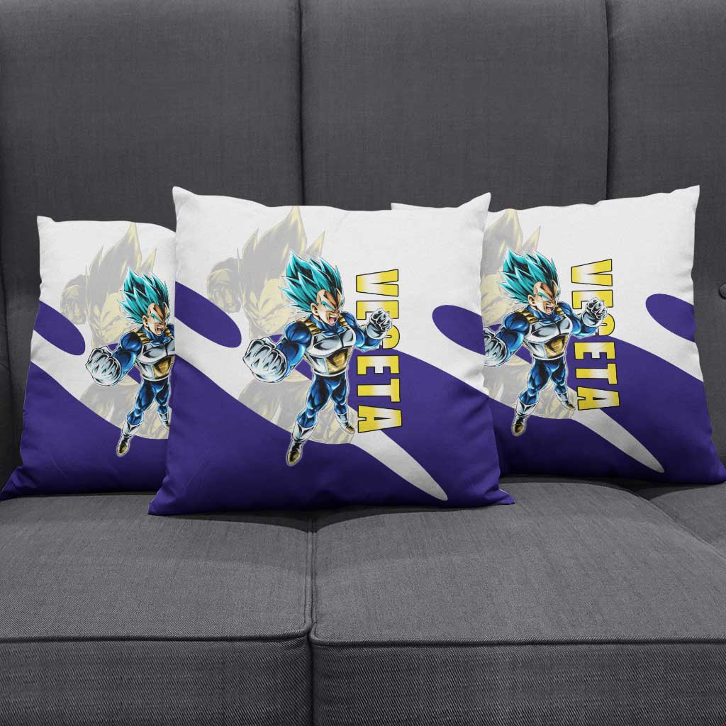 Vegeta Saiyan Warrior Pillow Cover Bold Anime Combat Style