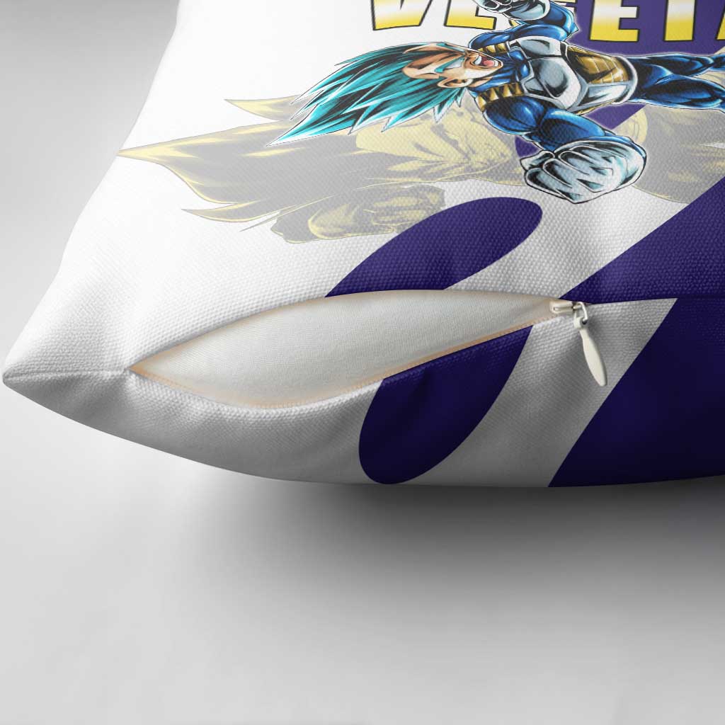 Vegeta Saiyan Warrior Pillow Cover Bold Anime Combat Style