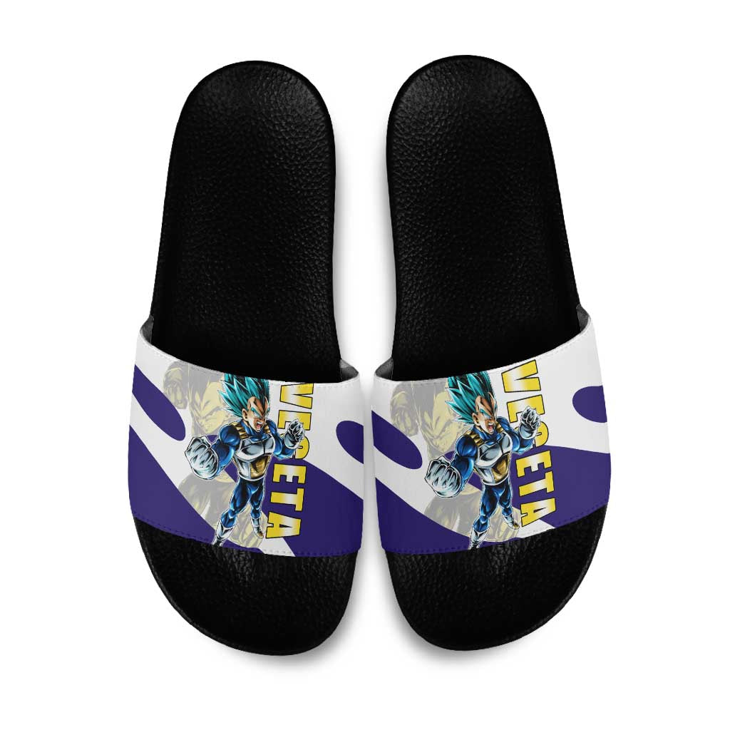 Vegeta Saiyan Warrior Slide Sandals Bold Anime Combat Style